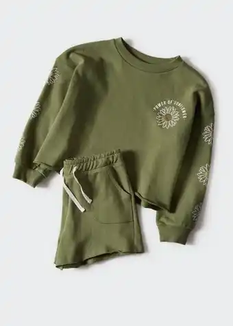 Bomullsshorts resårmidja