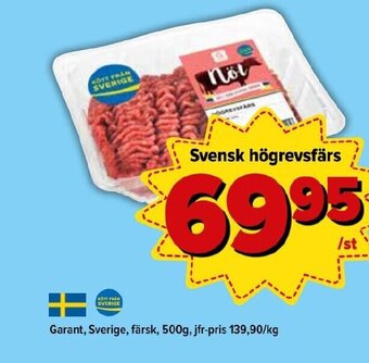 Östenssons Svensk högrevsfärs erbjuda