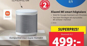 Lidl Xiaomi Mi Smart högtalare erbjuda