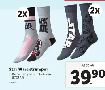 Star Wars strumpor