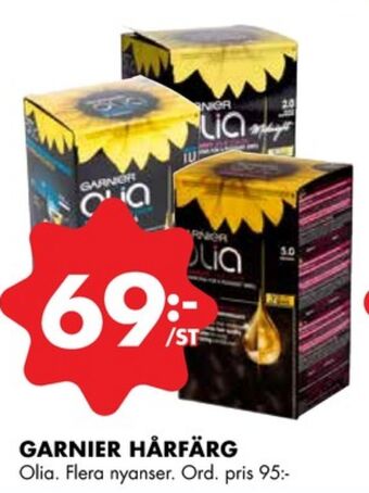 ÖoB Olia hårfärg erbjuda