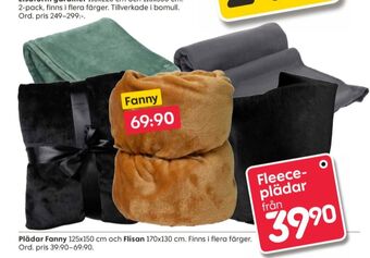 Rusta Elsa form pläd erbjuda