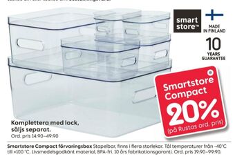 Rusta Smartstore erbjuda