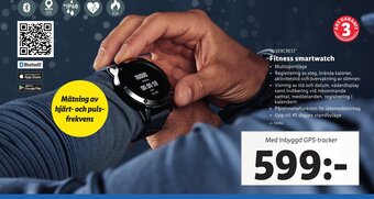 Lidl Fitness Smartwatch erbjuda