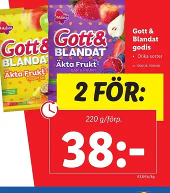 Lidl Gott & Blandat Godis erbjuda