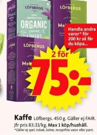 ICA Supermarket Kaffe erbjuda