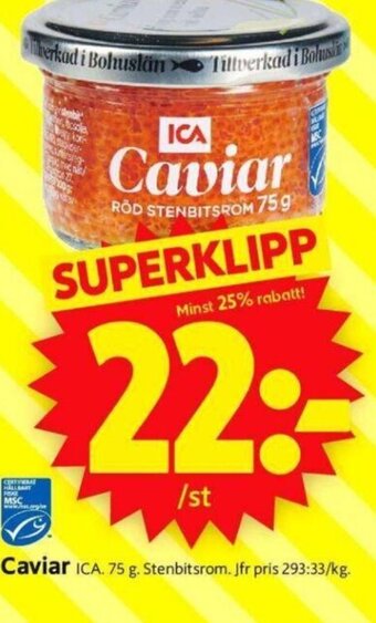 ICA Supermarket Caviar erbjuda