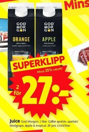 ICA Supermarket Juice erbjuda