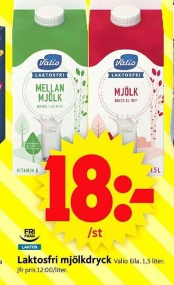 ICA Supermarket Laktosfri Mjölkdryck erbjuda