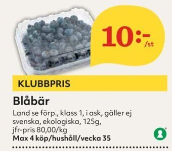 Hemköp Blåbär erbjuda