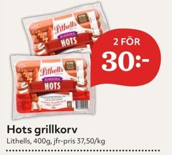 Hemköp Hots Grillkorv erbjuda