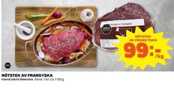 Coop Nötstek Av Fransyska erbjuda