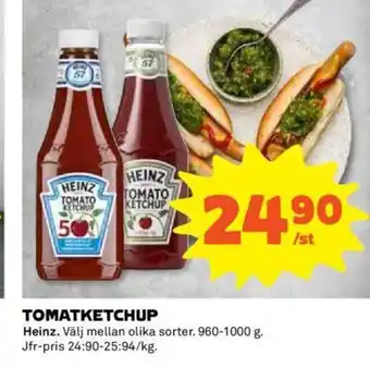 Coop Heinz Tomatketchup erbjuda