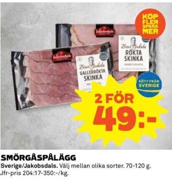 Coop Smörgåspålägg erbjuda