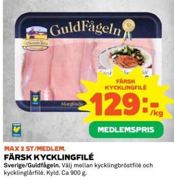Coop Färsk Kycklingfilè erbjuda