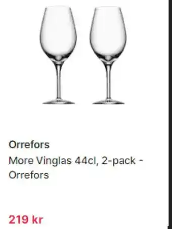 More Vinglas 44cl, 2-pack