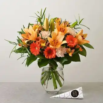 Mera blomsterglädje med chokladstrut