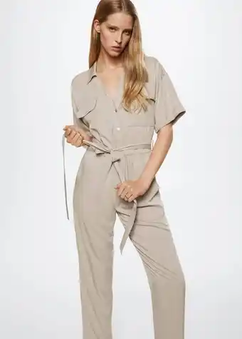 Mango Vid jumpsuit skärp erbjuda