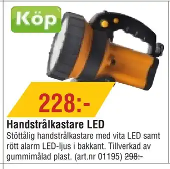 Erlandsons Brygga Handstrålkastare led erbjuda