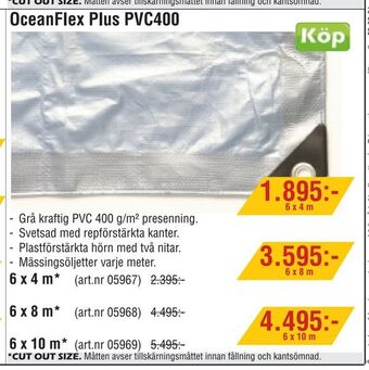 Erlandsons Brygga Oceanflex plus pvc400 erbjuda