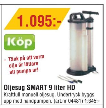Erlandsons Brygga Oljesug smart 9 liter hd erbjuda