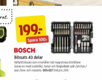Jula Bosch Bitsset erbjuda