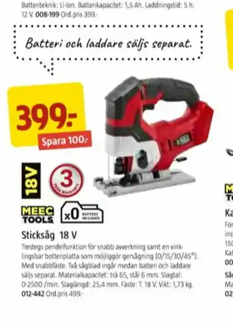 Meec Tools Sticksåg