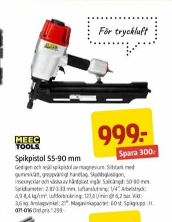 Jula Meec Tools Spikpistol erbjuda