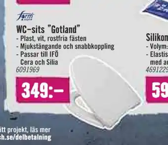 Hornbach Form & style toalettsits erbjuda