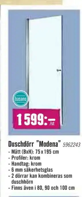 Hornbach Basano duschvägg erbjuda