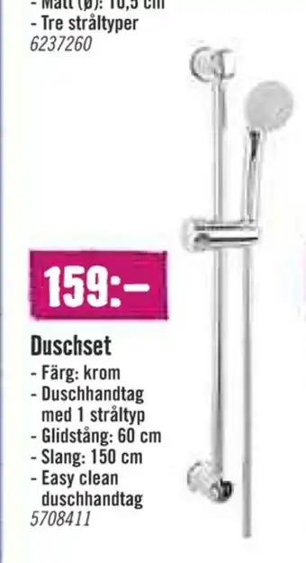 Mora duschset