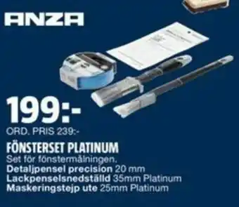 Anza Fönsterset Platinum