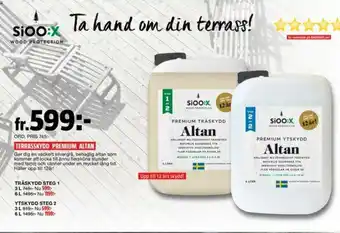 Bauhaus Terrasskydo Premium Altan erbjuda