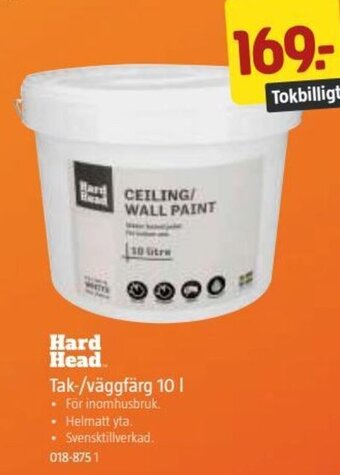 Jula Tak-/Väggfärg 10 l erbjuda