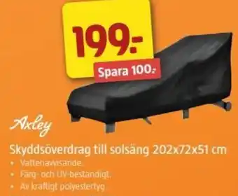 Jula Skyddsöverdrag till Solsäng 202x72x51 cm erbjuda