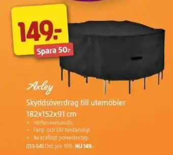 Jula Skyddsöverdrag till Utemöbler 182x152x91 cm erbjuda