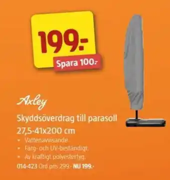Jula Skyddsöverdrag till Parasoll 27.5-41x200 cm erbjuda