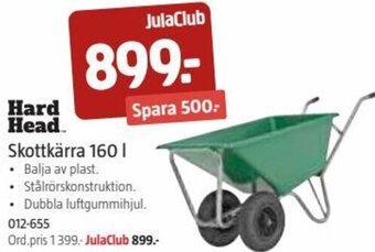 Jula Skottkärra 160 l erbjuda