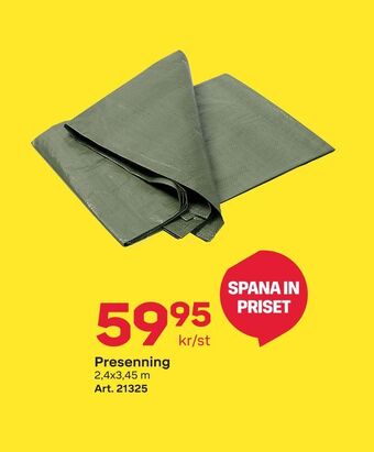 Byggmax Presenning erbjuda