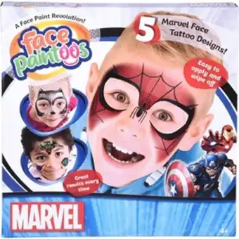 Låtsastatuering marvel