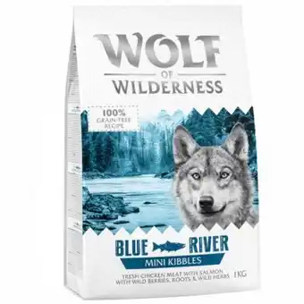 Zooplus Wolf of wilderness mini blue river - salmon erbjuda