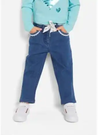 Flickjeans med bälte