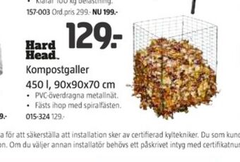 Jula Hard head kompostbehållare erbjuda
