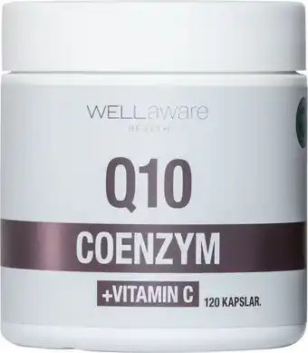 Wellaware health q10 coenzym + vitamin c 120 kapslar