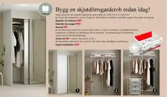 Bygg en skjutdörrsgarderob redan idag!