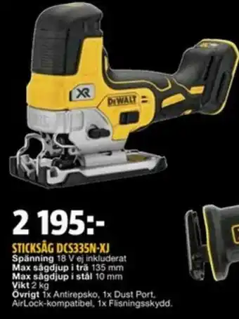 Bauhaus Sticksåg DCS335N- XJ erbjuda