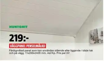 Bauhaus Väggpanel Penselmalad erbjuda