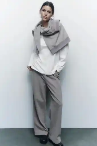ZARA Oversize cotton t-shirt erbjuda