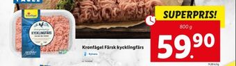 Lidl Kronfågel färsk kycklingfärs erbjuda
