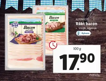 Lidl Rökt bacon erbjuda